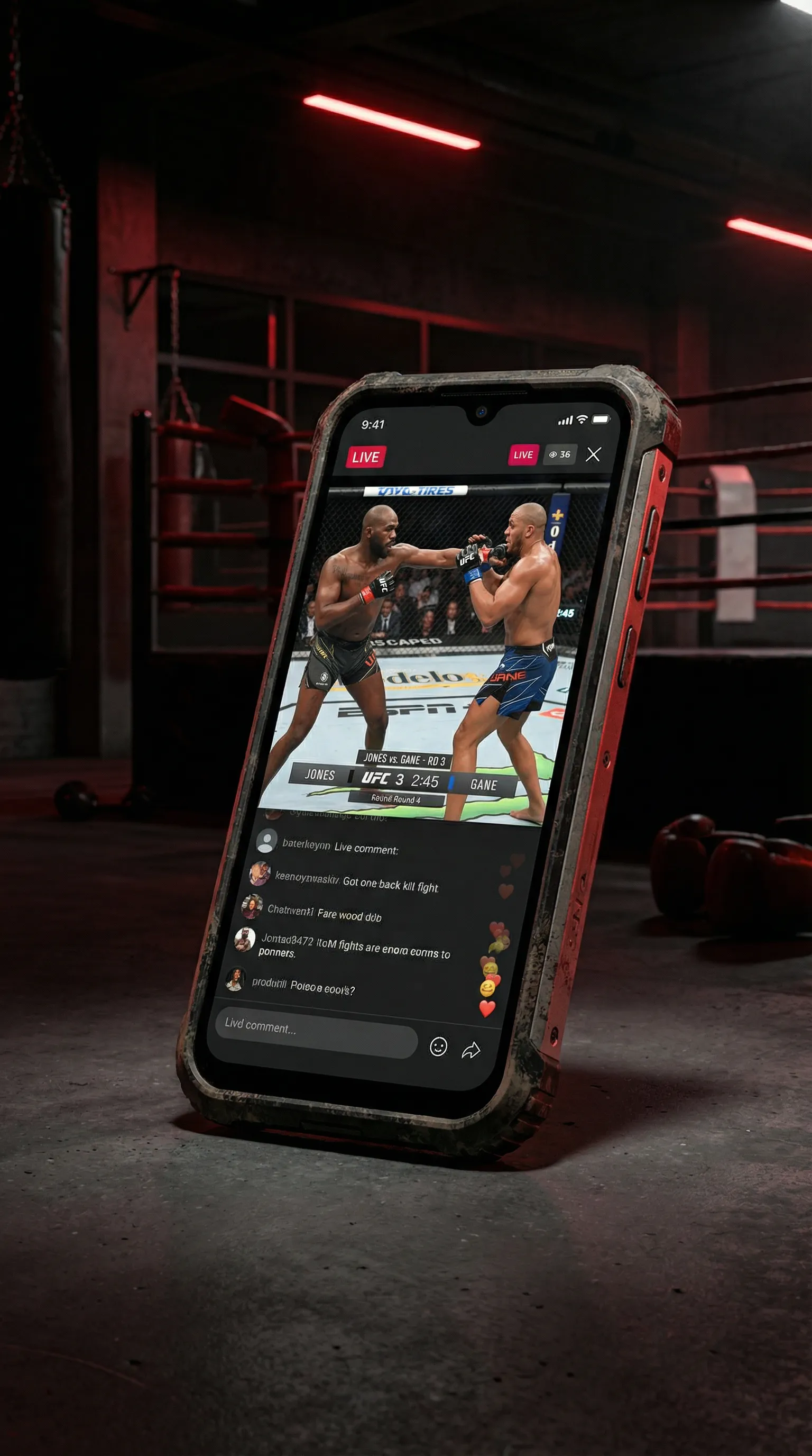 果冻传媒视频 移动端APP格斗直播界面